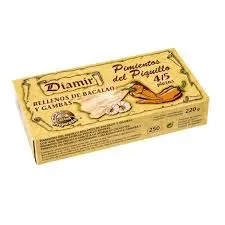 Pimientos rellenos de Bacalao y Gambas Daimir (250g)