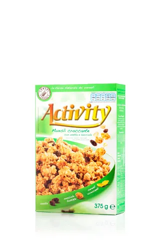 Cereal Lameri Muesli Crujiente de Avellanas y Pasas (375g)