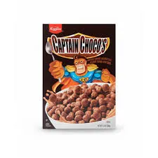 Cereal de maíz sabor chocolate Captain Choc’s Kiggins (326g)