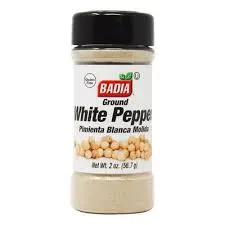 Pimienta Blanca Molida Badia Bote (56.7g)